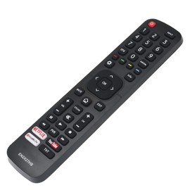 VINABTY EN2X27HS Replacement Remote Control Suitable for Hisense LED Backlight TV H50N5300 H55M3310 H55M7000 H55MEC3350 H55MEC5650 H55N5300 H55NEC5200 H65M5510 H65 N53000 HE32M2161HWTS HE40K3300UWTS