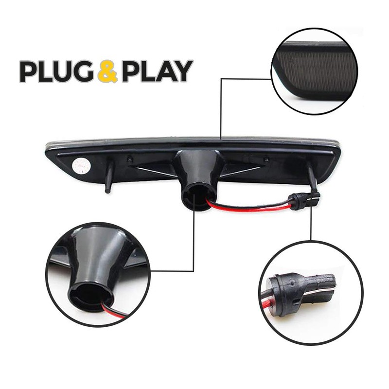 GTINTHEBOX - Kit de luces LED de color ámbar para