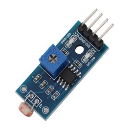 Heevhas 5pcs 4 Pin Photoresistor Sensor Light Detection Photoresistor Module Light Sensor Light Detector Module with Digital Output