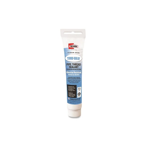 Rectorseal Tru-Blu Pipe Thread Sealant, 1.8 Fl Oz, Tube, Blue