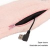 Electric Heated Scarf 3 Temperature Gears Detachable Washable Keep Warm
