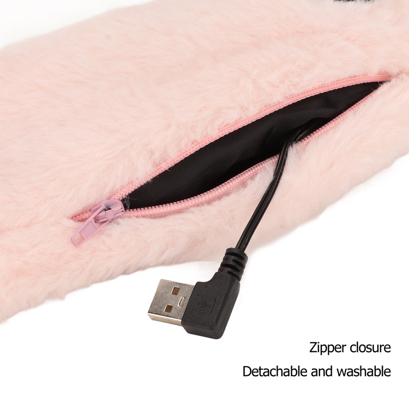 Electric Heated Scarf 3 Temperature Gears Detachable Washable Keep Warm