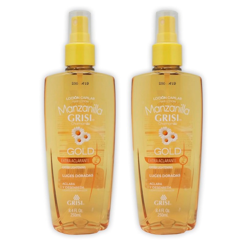 Grisi Chamomile Hair Lotion Manzanilla Lightens & Detangles 8.4 oz..