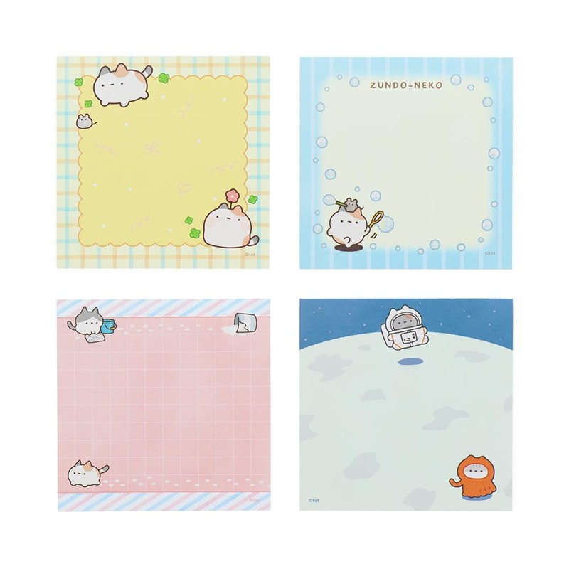 Sunstar Stationery Zundo Cat Memo Square Flyer S2846616