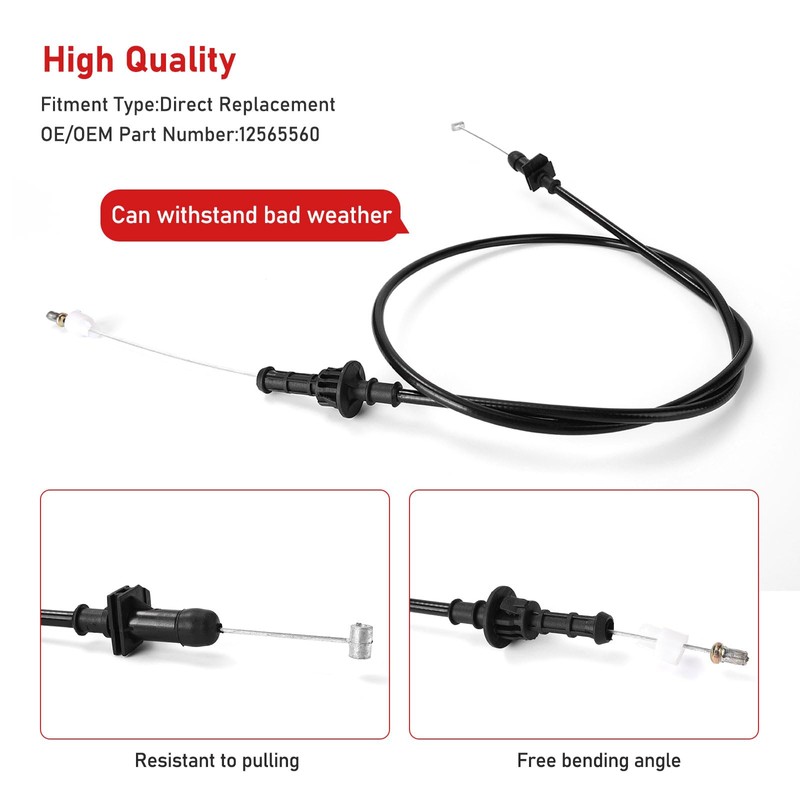 5.7L LS1 Throttle Cable Compatible with Chevy Camaro/Pontiac Firebird 2000-2002