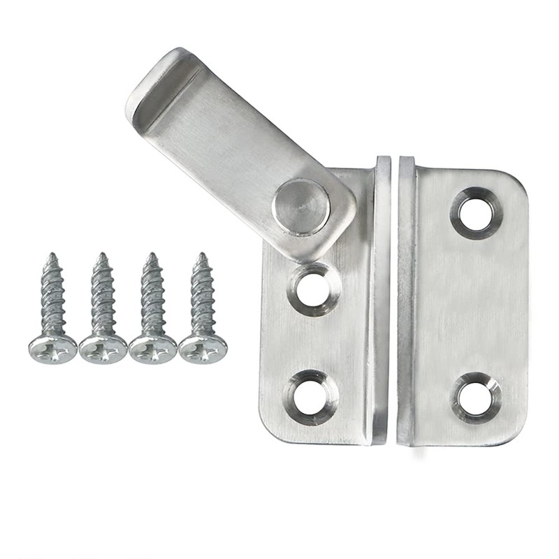 SAYAYO EMS3001-W Stainless Steel Door Bolt Small Lockable with Padlock