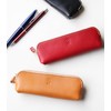 Polcolosso Slim Leather Pencil Case, Pencil Case, Tochigi Leather, Made