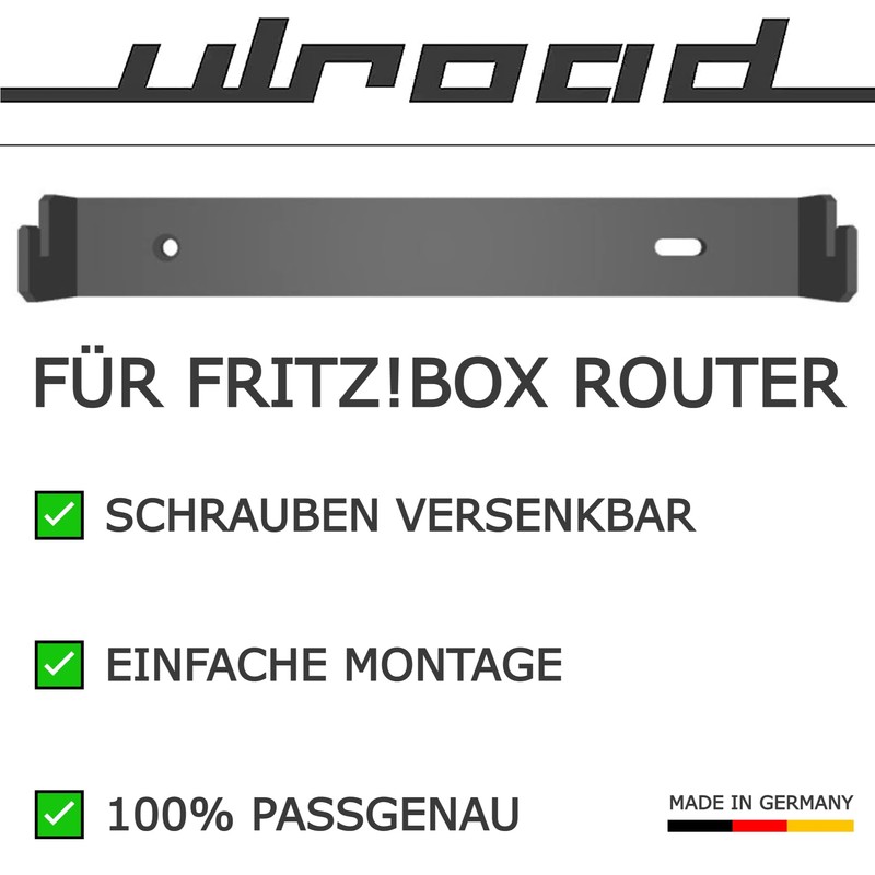 ULROAD Wall Mount for AVM FritzBox Router 7590 5590 Fritz!Box