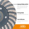 Diamond Cup Surface Grinding Wheel,BGTEC 1pc 4 Inch Turbo Row