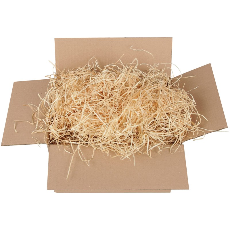 Bestlivings Wood Wool (500 g) Filling Material for Gift Baskets,