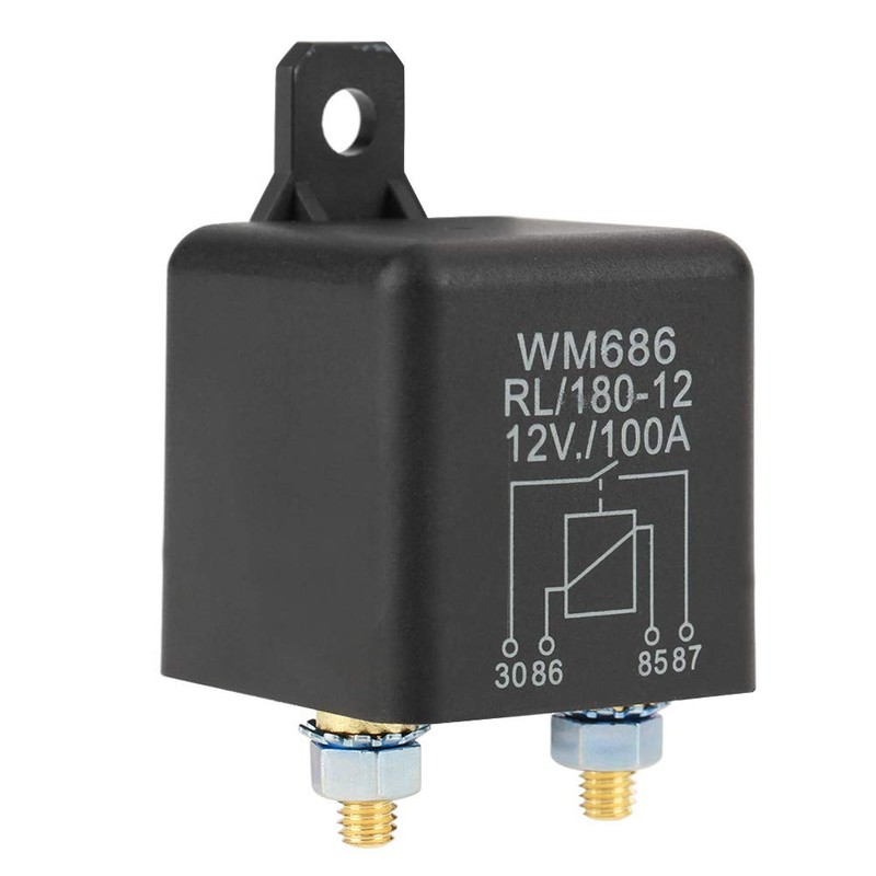 MUNEFE 12V 100A Starter Relay, Main Relay Conversion Kit, Fuel