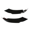 2 Pcs Front Bumper Diffuser Glossy Black Left Right Lip