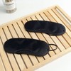 Sleep mask, travel eye patch, blindfold, eye mask black 4ea