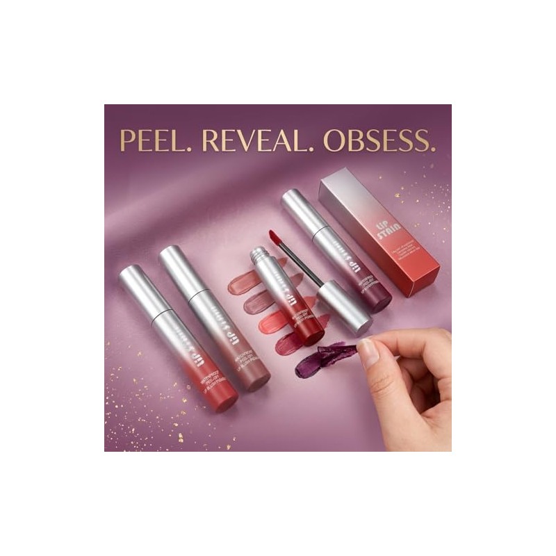 Combo de tinte labial y delineador de labios, tinte labial