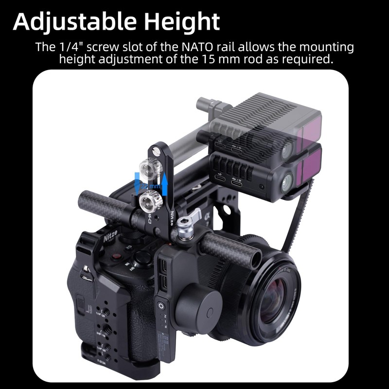 Nitze LIDAR Mounting Kit for DJI Focus Pro LiDAR and