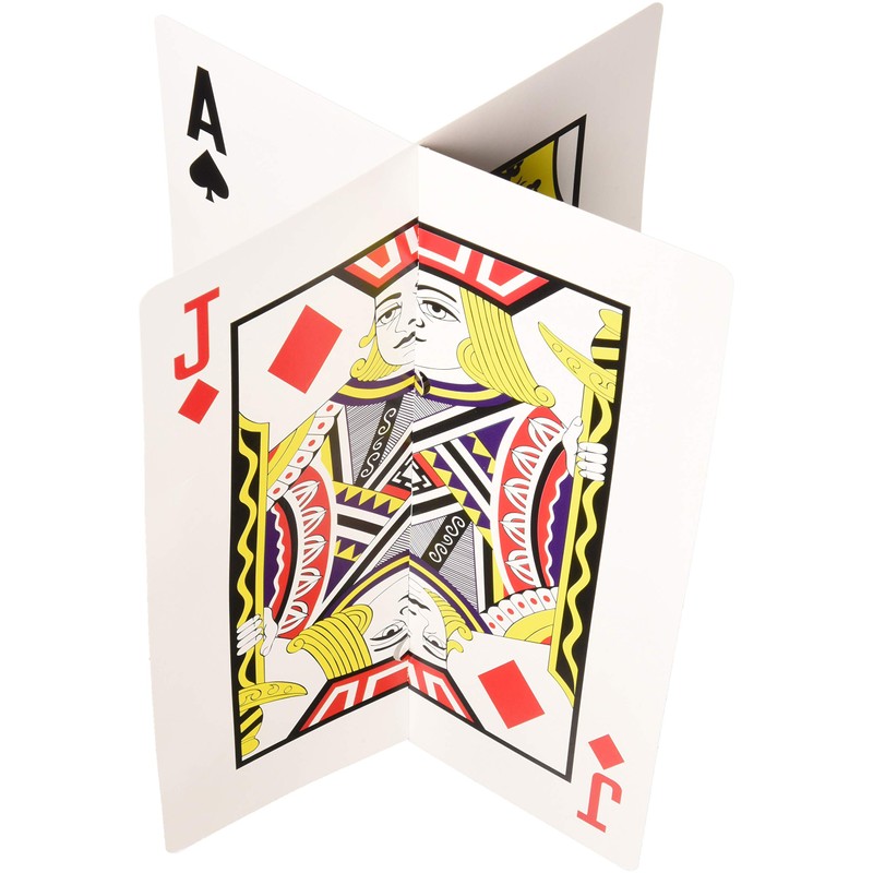 Beistle 3-D Playing Card Centerpiece
