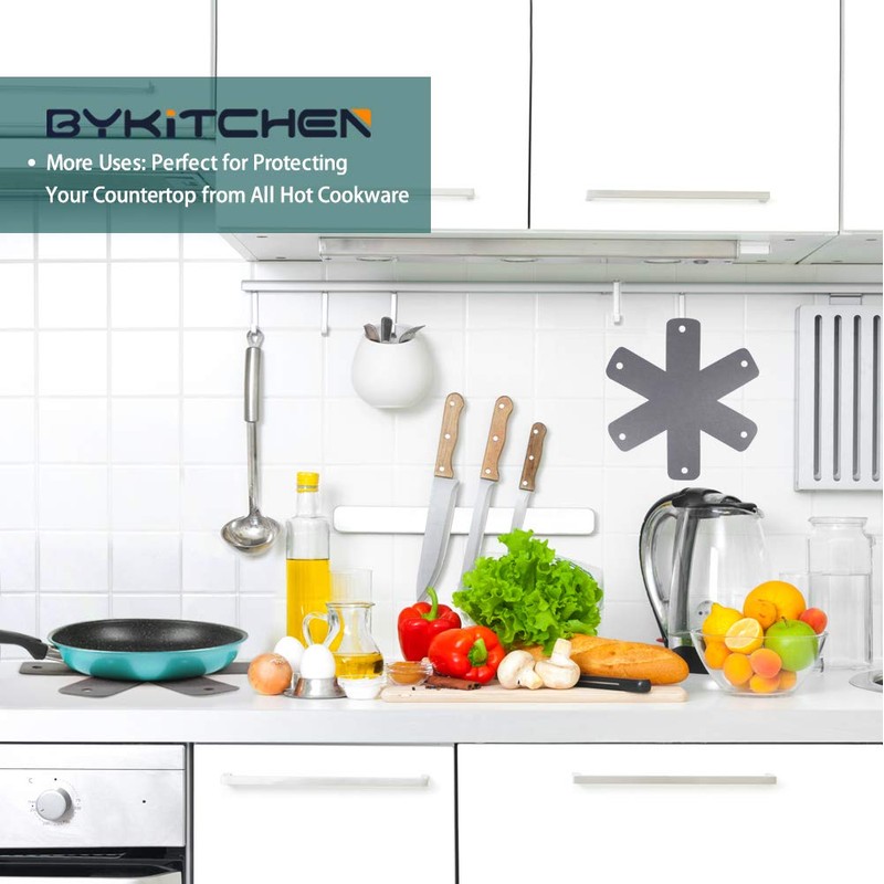 BYKITCHEN Pan Pot Protectors, Set of 12 and 4 Different
