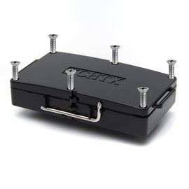1PK Black Magnetic Key Holder Under Car Vehicle Truck,Hide A Spare Key GPS Magnetic Case Lock Box,Indoor&Outdoor Used
