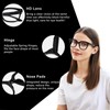 ZESAKER Progressive Multifocus Reading Glasses for Women Men Oversized Anti