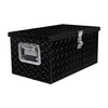 munirater 20 Inch Heavy Duty Black Aluminum Plate Tool Box