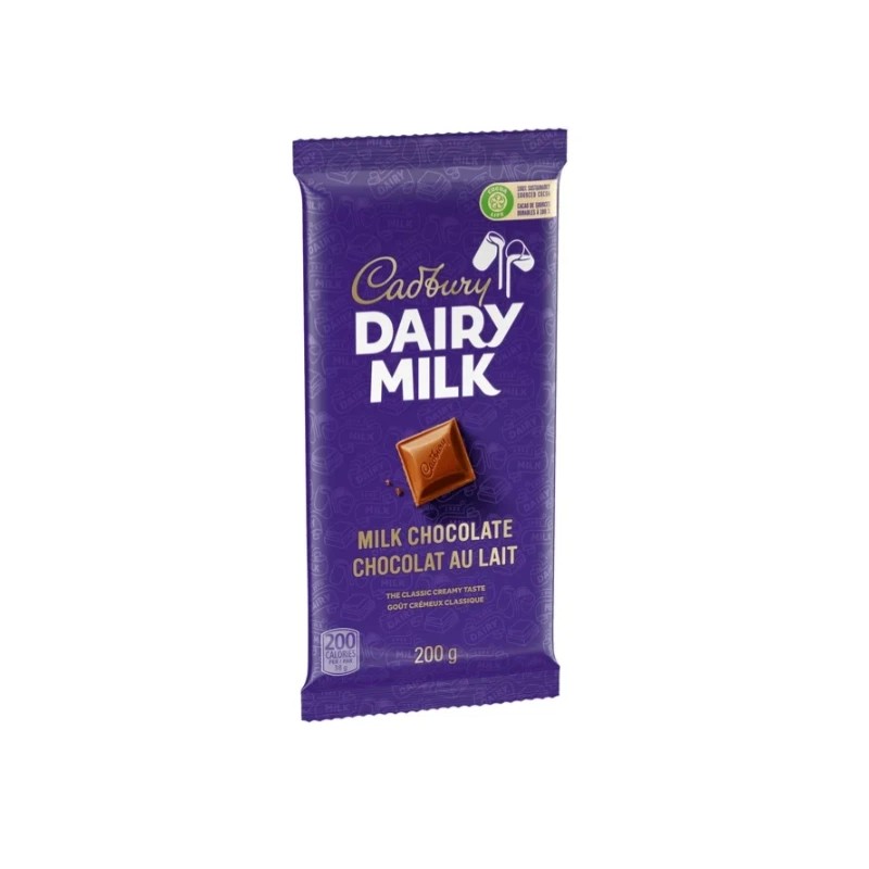 Cadbury Dairy Milk Chocolate, The Classic Creamy Taste, Chocolate Bar,