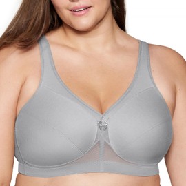 Glamorise MagicLift Active Support Wirefree Bra 1005 (Women's & Women's Plus) Gray