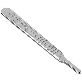 Swann-Morton - Griff mit einem abgestuften Skala, aus rostfreiem Edelstahl, Nr. 4, für Klingen Nr. 20, 21, 22, 23, 24, Verpackung mit 1 Stück.