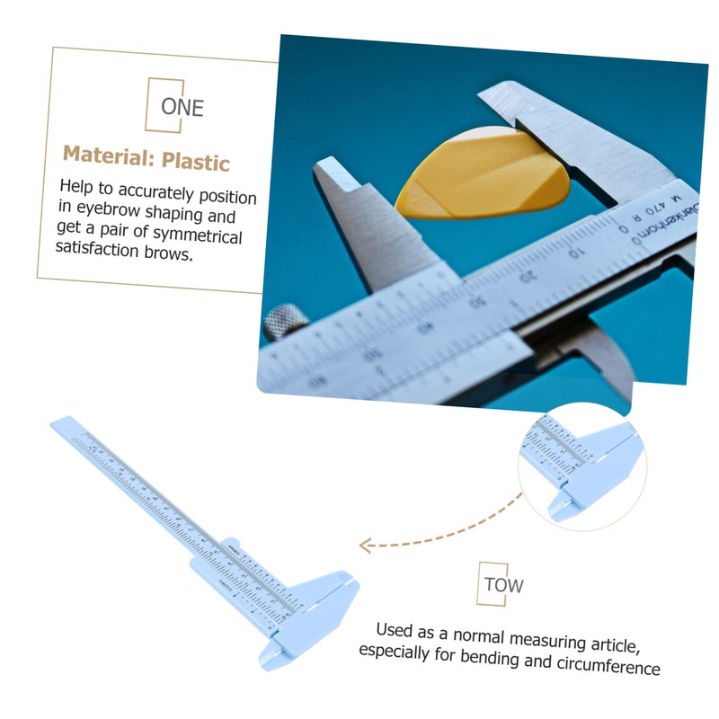 Ipetboom Practical Eyebrow Measurer Pcs Eyebrow Ruler Set for Makeup