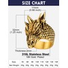 Bandmax Dragon Ring Men's Stainless Steel Rings Dragon Band Ring