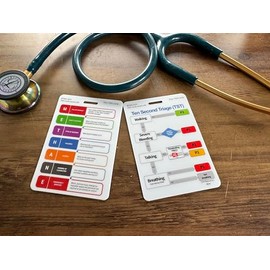 Ten Second Triage (TST) and Methane (Major Incident) Healthcare Educational Pocket Card