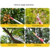 Long Reach Tree Pruner with Telescoping Pole, 3.9-7.2 ft Extendable