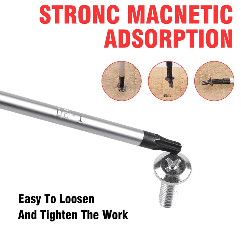 T25 Torx Screwdriver - Magnetic Tip Torx Security Screwdriver for