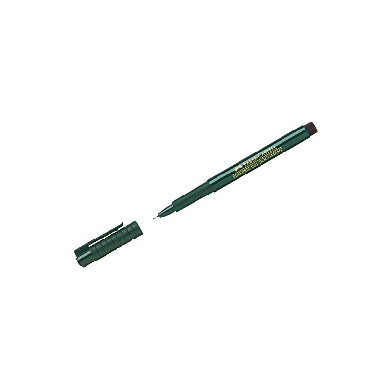 Faber-Castell Fibre Pen, Fine-Pen 1511, 0.4 mm, blue, 10 Stifte