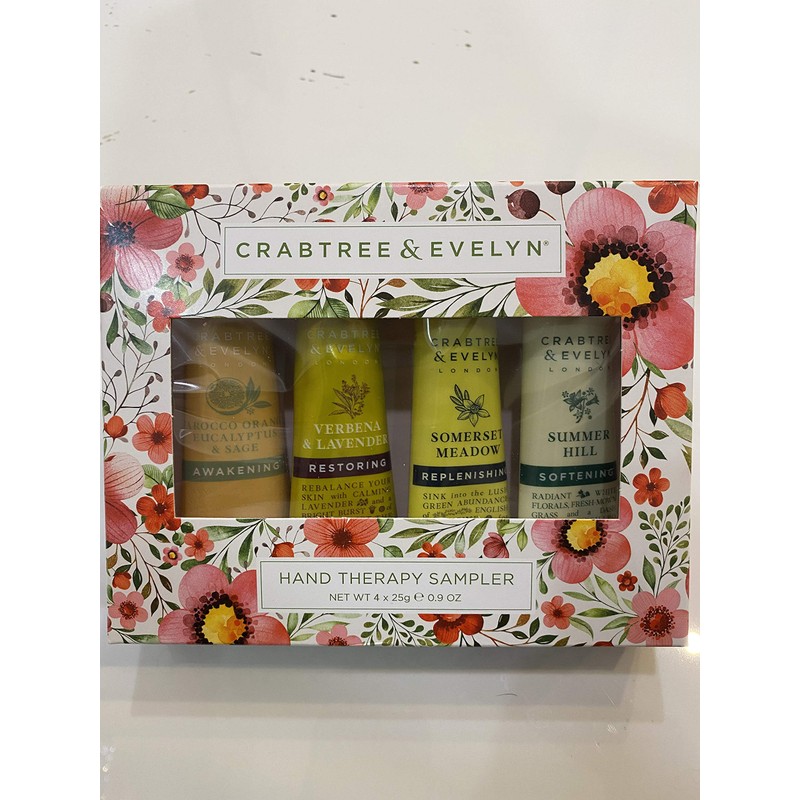 Crabtree and Evelyn Hand Therapy Sampler 4 pc set Tarocco