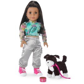 American Girl Girl of The Year Kavi Sharma 18-inch Doll Pet Scamper Featuring 3 Pieces for Ages 8+