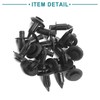 ACROPIX 20pcs Plastic Drive Rivet Flap Bumper Push Clip 6mm