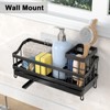 Sink Caddy, Sponge Holder for Kitchen Sink with High Brush