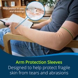TIDI 6000B Posey SkinSleeves Protectors ― Medium ― 25 Pairs of Protective Arm Sleeves for Fragile Skin (50 Sleeves Total) ― Home Healthcare ― Medical Supplies