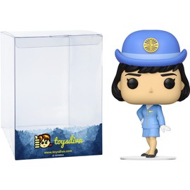 Stewardess: P o p ! Ad Icons Vinyl Figure Bundle with 1 Compatible 'ToysDiva' Graphic Protector (140 - 57894 - B)
