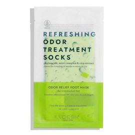 Refreshing odour treatment socks