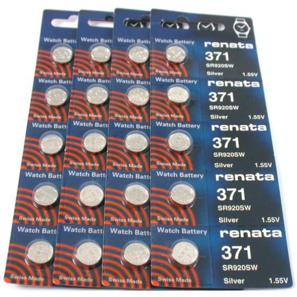 #371 Renata Watch Batteries 20Pcs