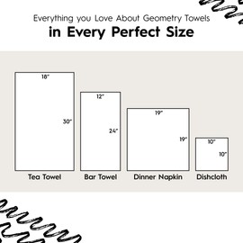 GEOMETRY Christmas BarTowel - Quick Dry Microfiber Cloth Dish Towel for Kitchen Drying - Premium Quick Dry Towel (Merry Xmas, 12"x24")