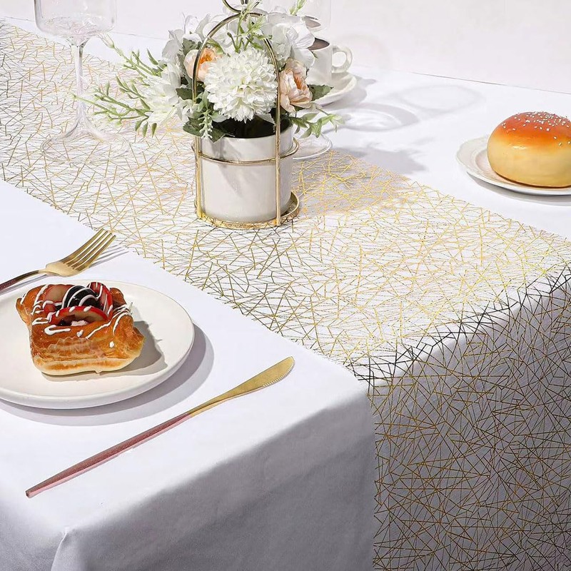 Zayookey Table Runner, Polyester, Silk Screen, Nordic Style, Elegant, Simple,
