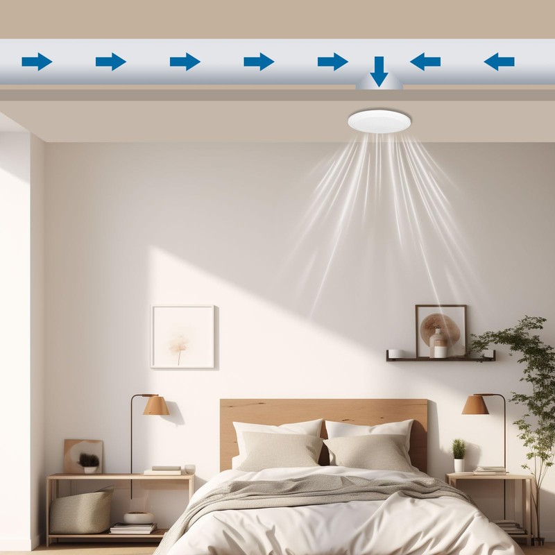 KISPISS ABS Adjustable Soffit Vent Cover with Fly Screen -