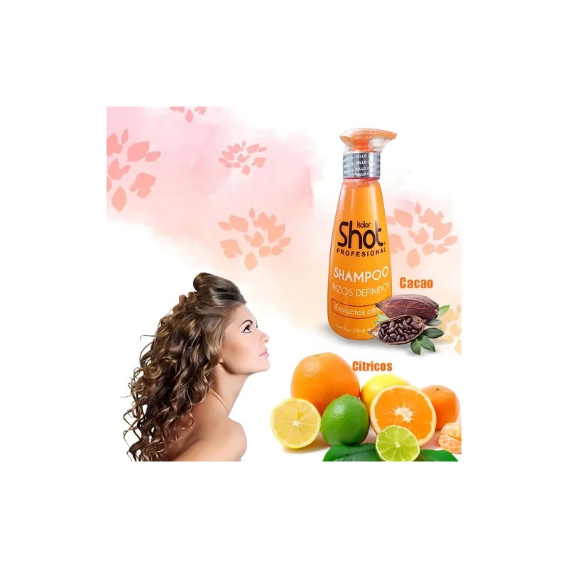 Shampoo Rizos Definidos Sin Sal Con Aceite De Coco Para