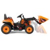 JOYLDIAS 12V Electric Orange Ride On Car Excavator Truck Digger