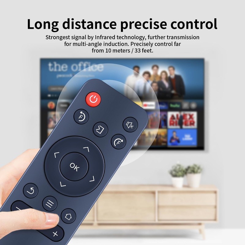 MOVHEIYL Replacement Remote Control for WiMiUS P61 Smart Projector