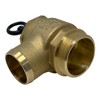 Brass Pressure Relief Valve, 300 CFM, 2" Diameter, Fully Adjustable,