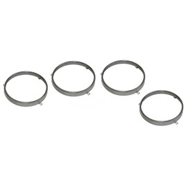 Inline Tube Replacement For Compatible with 1964-1972 Pontiac GTO Lemans Tempest Headlight Retainer Rings Stainless Steel