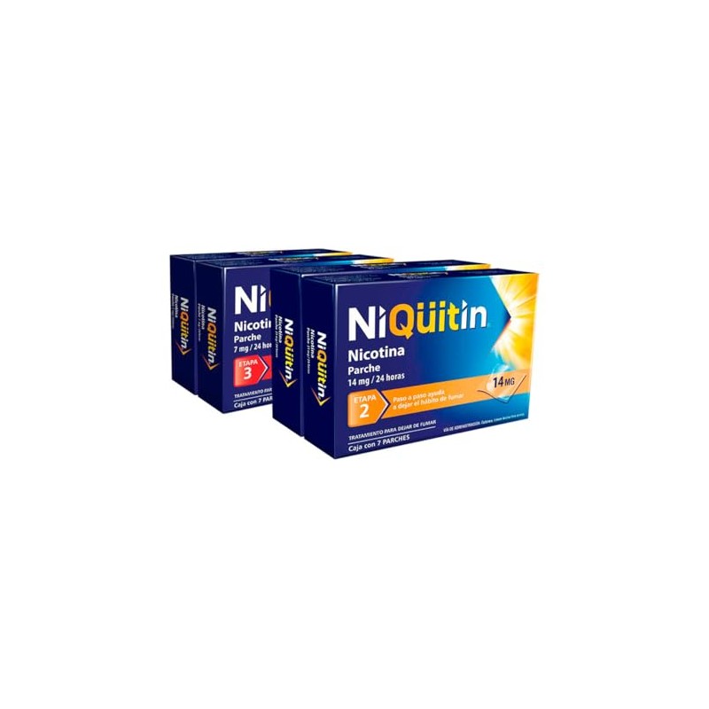 NiQuitin Etapa 2-2 Pack + Etapa 3-2 Pack